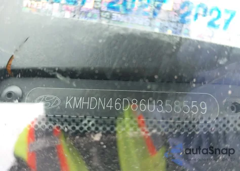 2006 Hyundai Elantra Gls/Limited from USA, damaged, VIN KMHDN46D86U358559